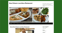 Desktop Screenshot of neworleanslunchbox.com